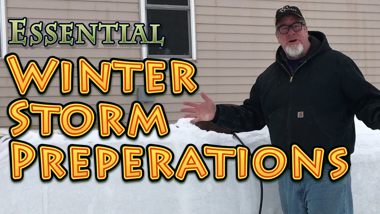 Winter Storm Preparations for Everyone - YouTube