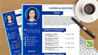 cara membuat desain cv di coreldraw x7