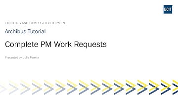 Craftsperson - Complete PM Work Requests