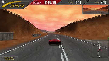 Need For Speed II SE - Outback Fastest Lap 1:08.21 (Arcade level)