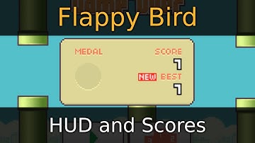 Godot Engine Tutorial - Flappy Bird - 07 HUD and Scores