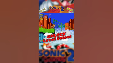 How to Unlock the SECRET Level Select in Sonic the Hedgehog 2 (Sega Genesis Cheat Code!)