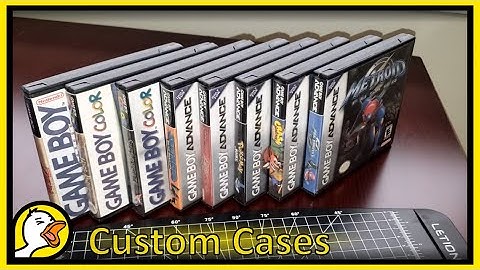 Making Custom GBA/GB Retro Game Cases