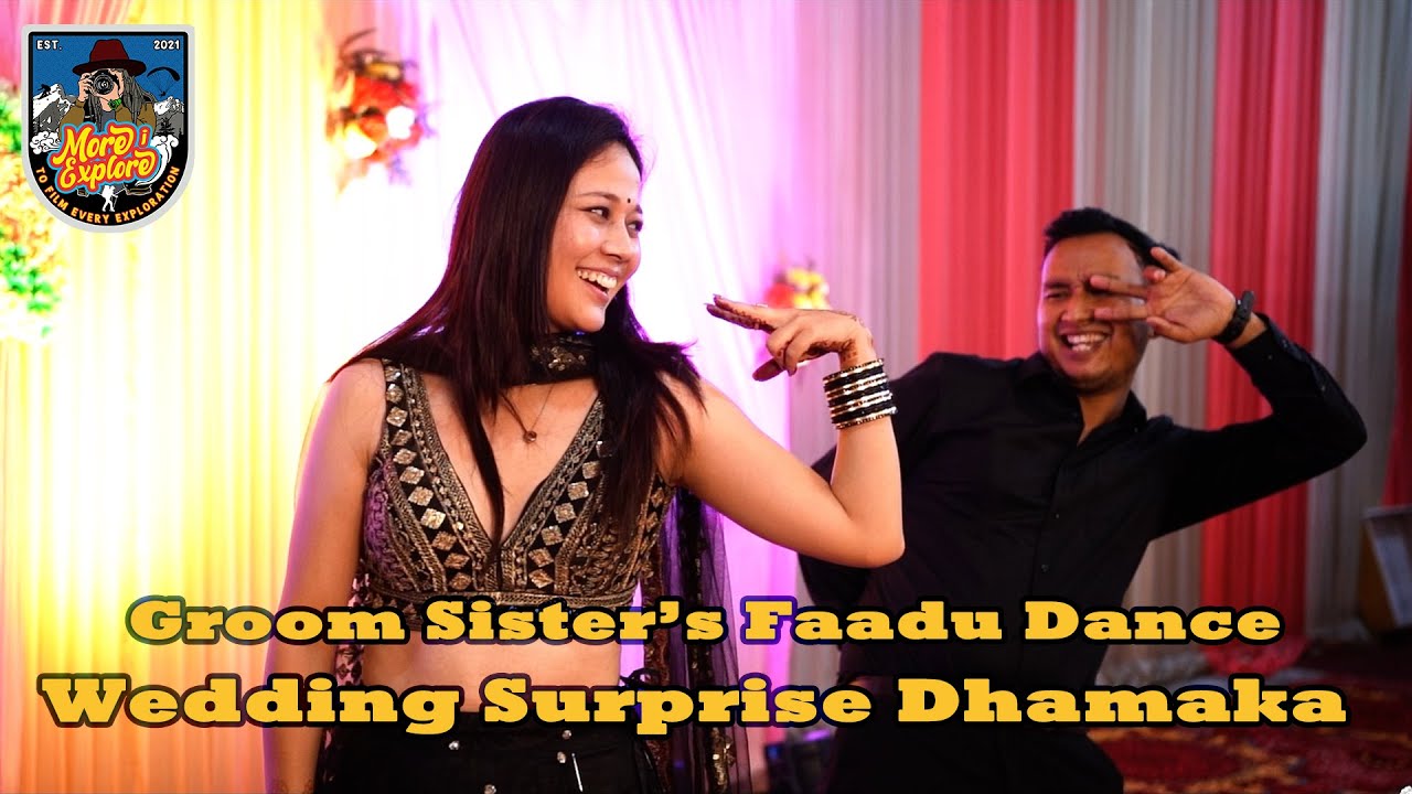 Groom Sister's Faadu Performance Wedding Surprise DJ Blast More i