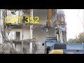 Excavator CAT 352 F longfront  - demolition site