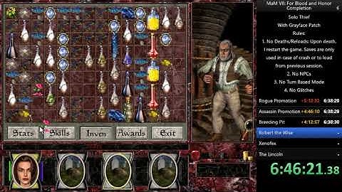 MM7 Solo Thief No Deaths/Reloads/NPCs/Turn Based/Glitches (Attempt 6 Part 3)