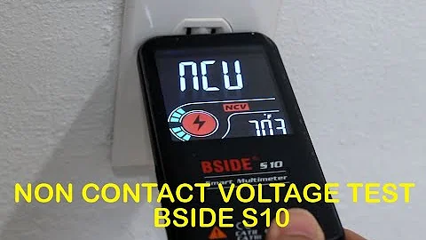 BSIDE S10 Smart Meter - Multimeter Review Part 2 -  Non Contact Voltage Detect