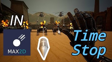 How to control  Time in Max 2d