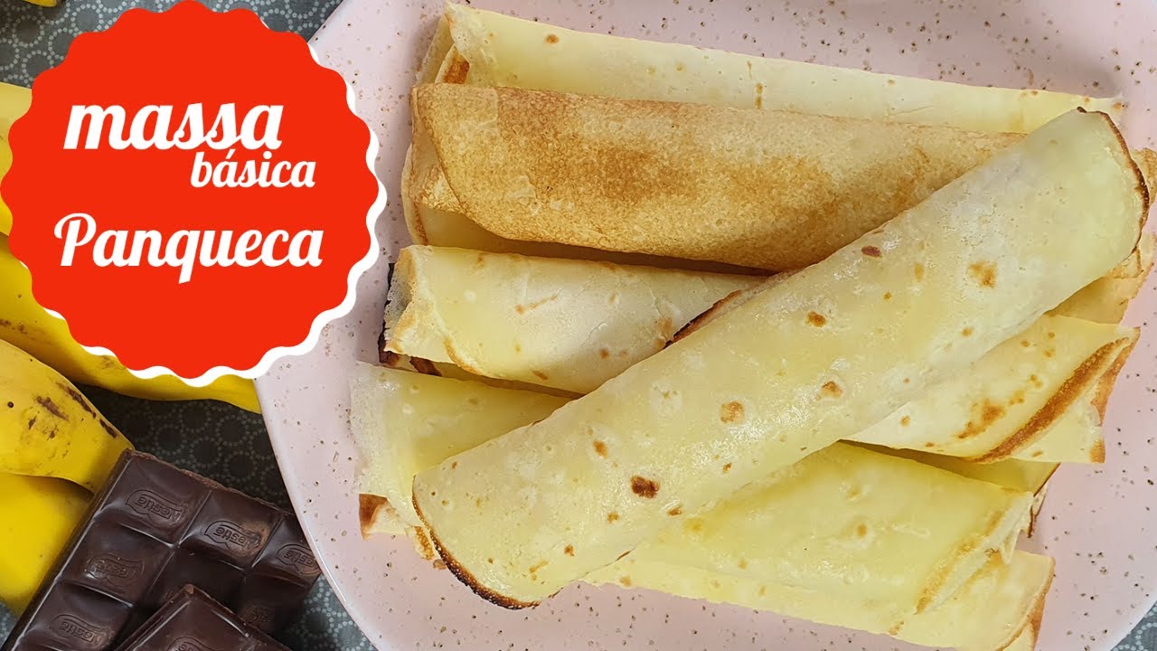 Massa de PANQUECA sem GLÚTEN deliciosa E SUPER FÁCIL!
