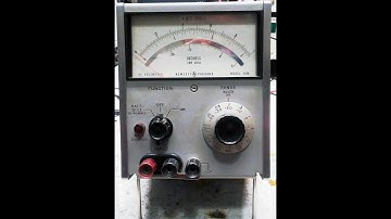 Hewelett Packard 403B AC Voltmeter Repair