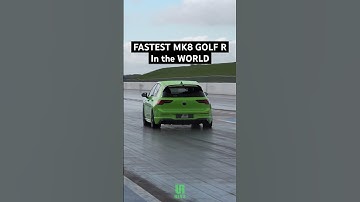 Fastest MK8 VW Golf R in the WORLD🚀 #shorts