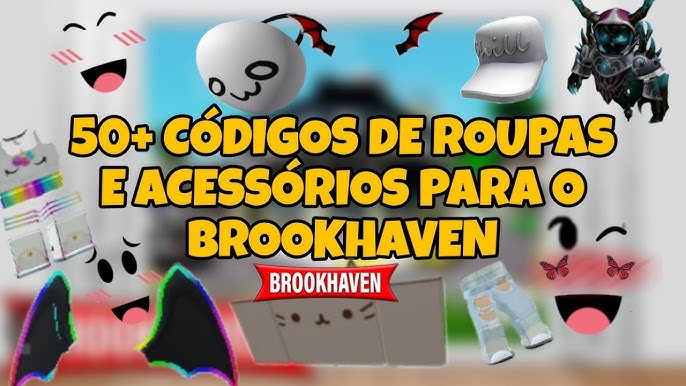 300+ CÓDIGOS DE ROUPAS E ACESSÓRIOS PARA BROOKHAVEN - Roblox 