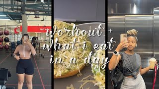 my workout + what I eat in day *realistic*