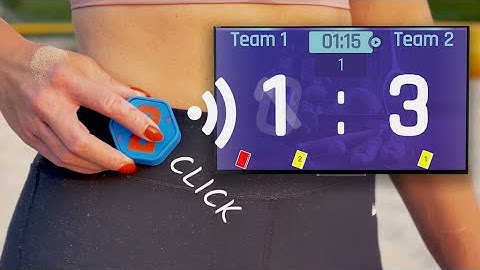 SCOREBOARD IN YOUR POCKET - self-service scoreboard with remote control for various sports