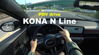 2024 Hyundai KONA 1.6TGDi N Line POV drive