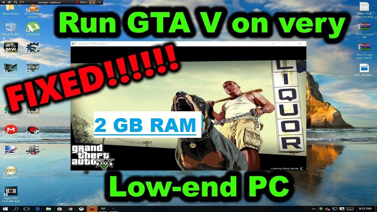 how to run gta5 in 2 gb ram hindi 2GB