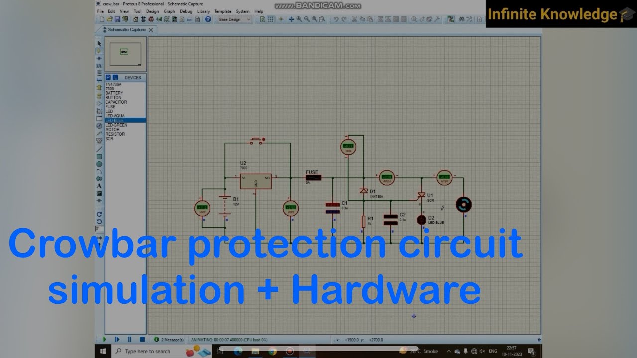 Crowbar Voltage Protection Circuit Simulation In Proteus Hardware crowbar-voltage-protection-circuit-simulation-in-proteus-hardware
