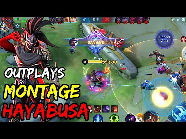 HAYABUSA SHADOW OF OBSCURITY EZ OUTPLAYS MONTAGE | KHAYA - MLBB class=