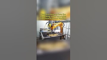 #robot #palletizing #automation #unpacking #manufacturer #fyp