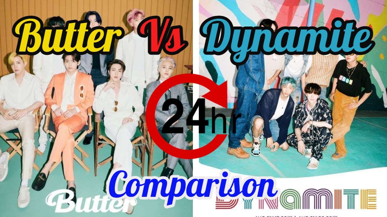 BTS Butter Breaks Dynamite Records | Butter Vs Dynamite Comparison🔥🔥