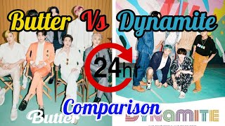 BTS Butter Breaks Dynamite Records | Butter Vs Dynamite Comparison🔥🔥