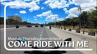 Come Ride With Me: Maundy Thursday Ride, Soundcheck and Kamote Talk | Xmax300