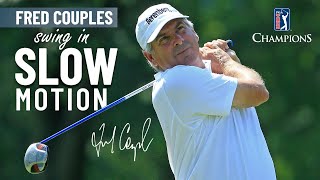 Fred Couples swing in slow motion (every angle)