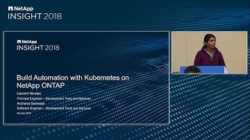 Building Automation with Kubernetes on NetApp ONTAP