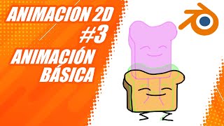 ANIMACION 2D CON BLENDER Y GREASE PENCIL  COMO ANIMAR EN BLENDER  TUTORIAL # 3