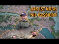 Heftig: Zwei Waller attackieren einen Köder!