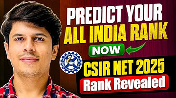 Rank Predictor for CSIR NET June 2025 Exam | CSIR NET Rank Predictor 2025 | MadChem Classes