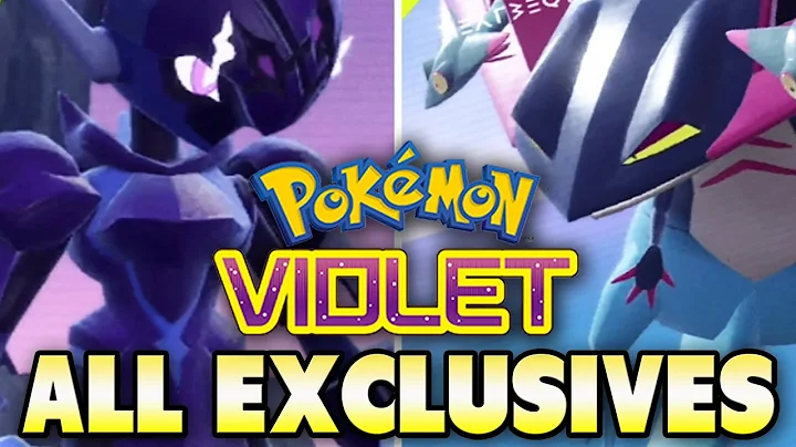 All 23 Pokemon VIOLET EXCLUSIVES & Where To Find T...