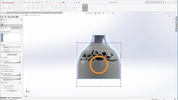 Bottle Applique Tutorial using Power Surfacing for SolidWorks