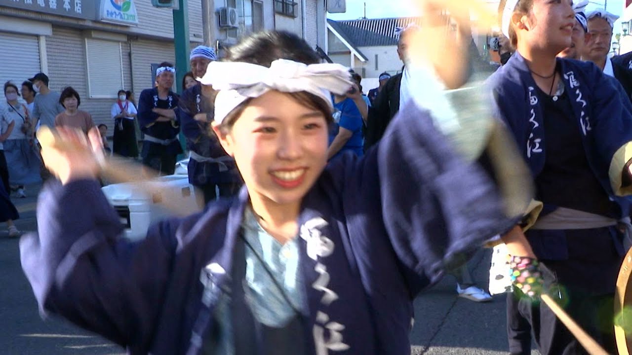 【音量注意】「日本一やかましい祭」石取祭(三重・桑名市)2023 太鼓と鉦(かね)の轟音！祭車40台のリーダー福江町の「渡祭(とさい)」ノーカット Noisiest Festival in Japan