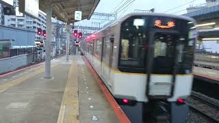 回送のシリーズ21系が、大和西大寺駅を、発車。