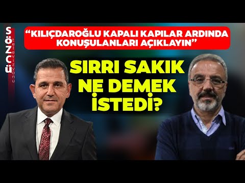 Kılıçdaroğlu Açıklaması Gündem Olmuştu! Eski HDP Milletvekili Sırrı Sakık Fatih Portakal'a Konuştu