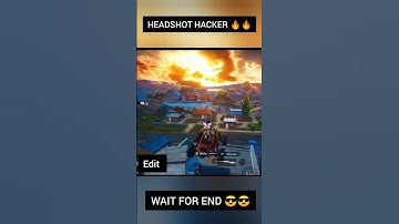 HEADSHOT HACKER wait for end   🤩  #bgmi #shorts #hacker