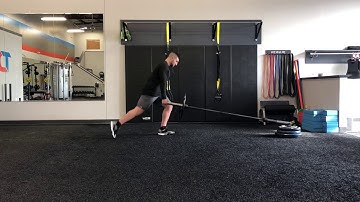 Matthew Ibrahim | Landmine Reverse Lunge (Linear Orientation)