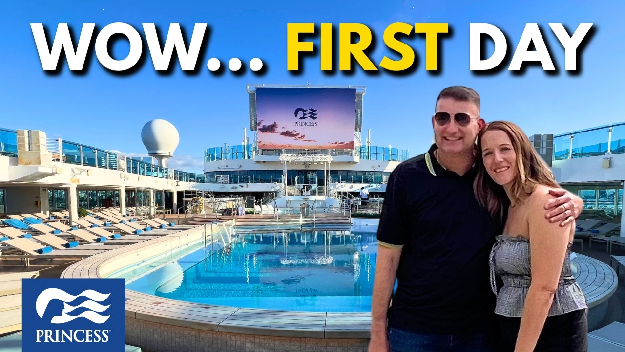Our First Day On Sun Princess | Embarkation & Ship Tour