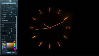 Analogue Laser/Vector Clock For Wallpaper Engine screenshot 5