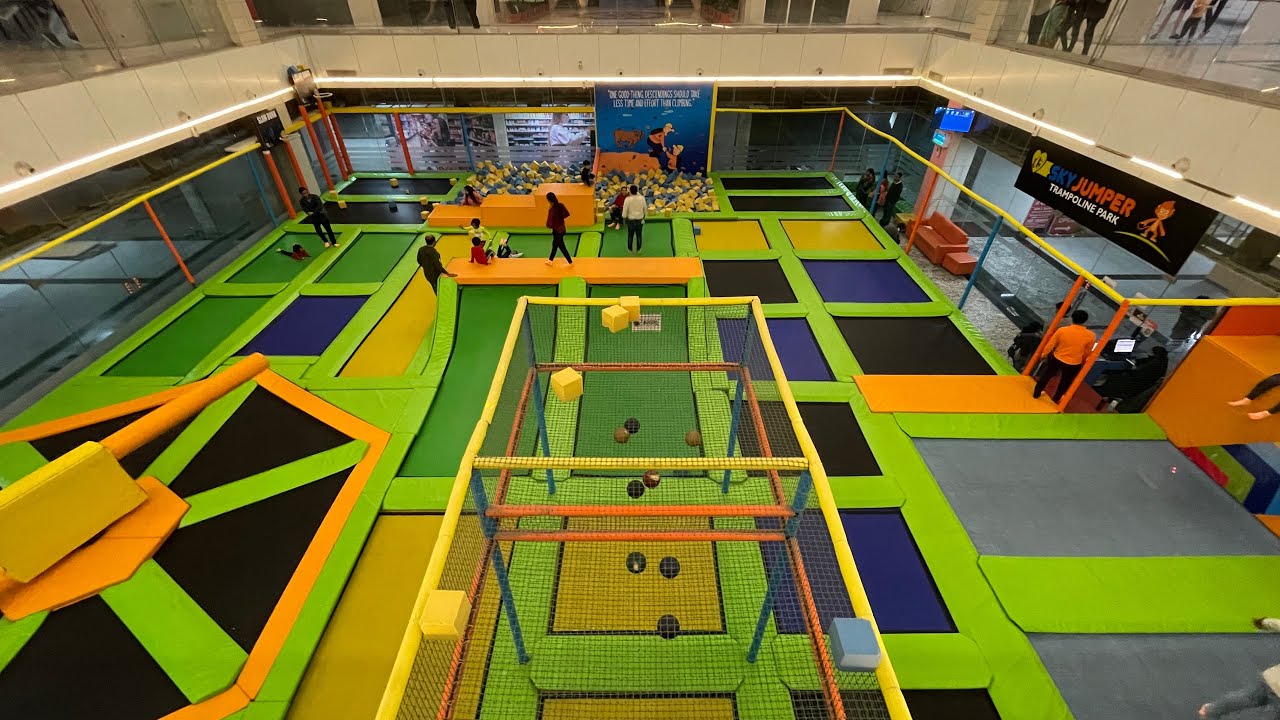 Trampoline Park Noida Sector75 Spectrum mall near Sec50 Metro Sky