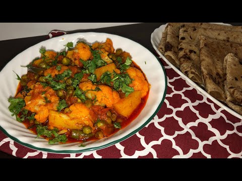 Cauliflower and Potato Curry Restaurant Style (Vegan recipe)