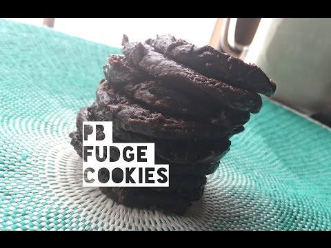 Healthy Fudge Cookie Recipe | How To Make Low Fat Low Calorie Peanut Butter Chocolate Fudge Cookies