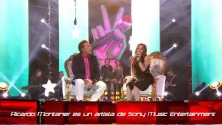 Ricardo y Eva Luna Montaner -  La Gloria de Dios -La Voz Colombia -Shows en vivo -Temporada 1