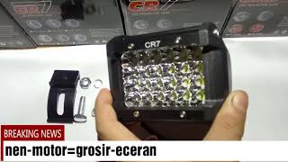 LAMPU LED TEMBAK SOROT MOBIL MOTOR CWL 24 MATA LED 48 WAT TEMBUS KABUT DAN HUJAN BY CR7