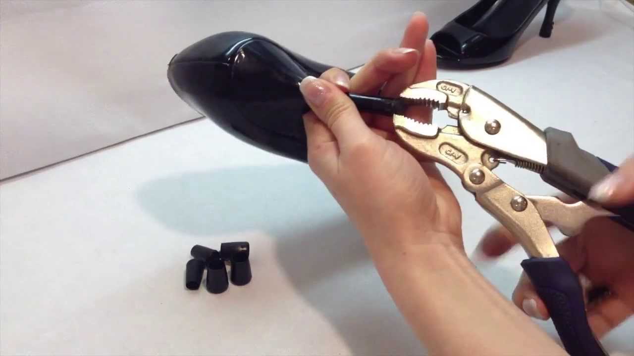 How to replace your heel tips in less than 1 mn YouTube