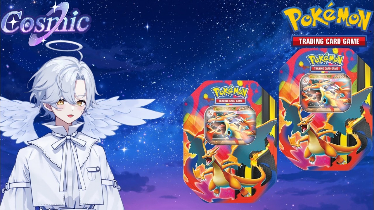 Cosmic Opens 2 Mega Charazard Y ex Tins