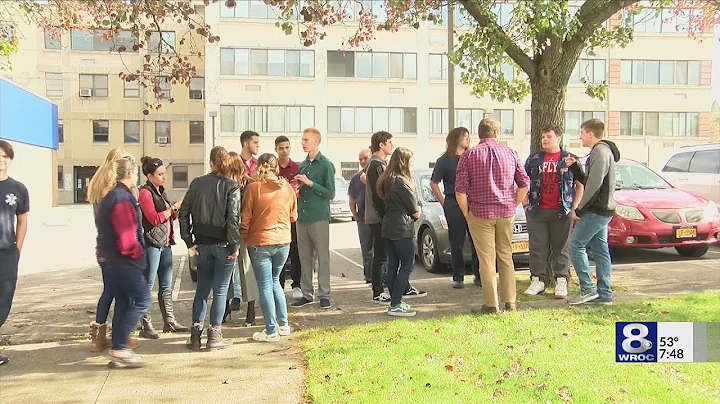 Newark students protesting after the death of teac...