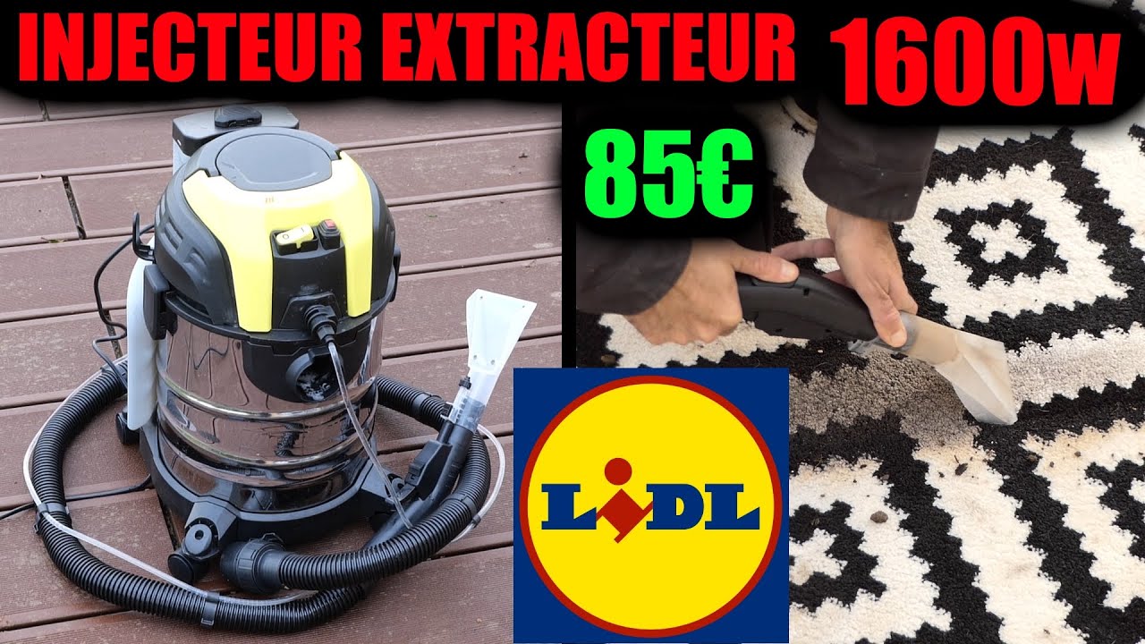 LIDL Aspirateur injecteur extracteur PARKSIDE PWS 20 B2 Carpet Cleaner  (type KARCHER Kärcher SE4001) - YouTube