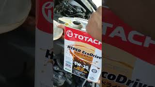 #shorts Totachi Engine Oil in Toyota Corolla